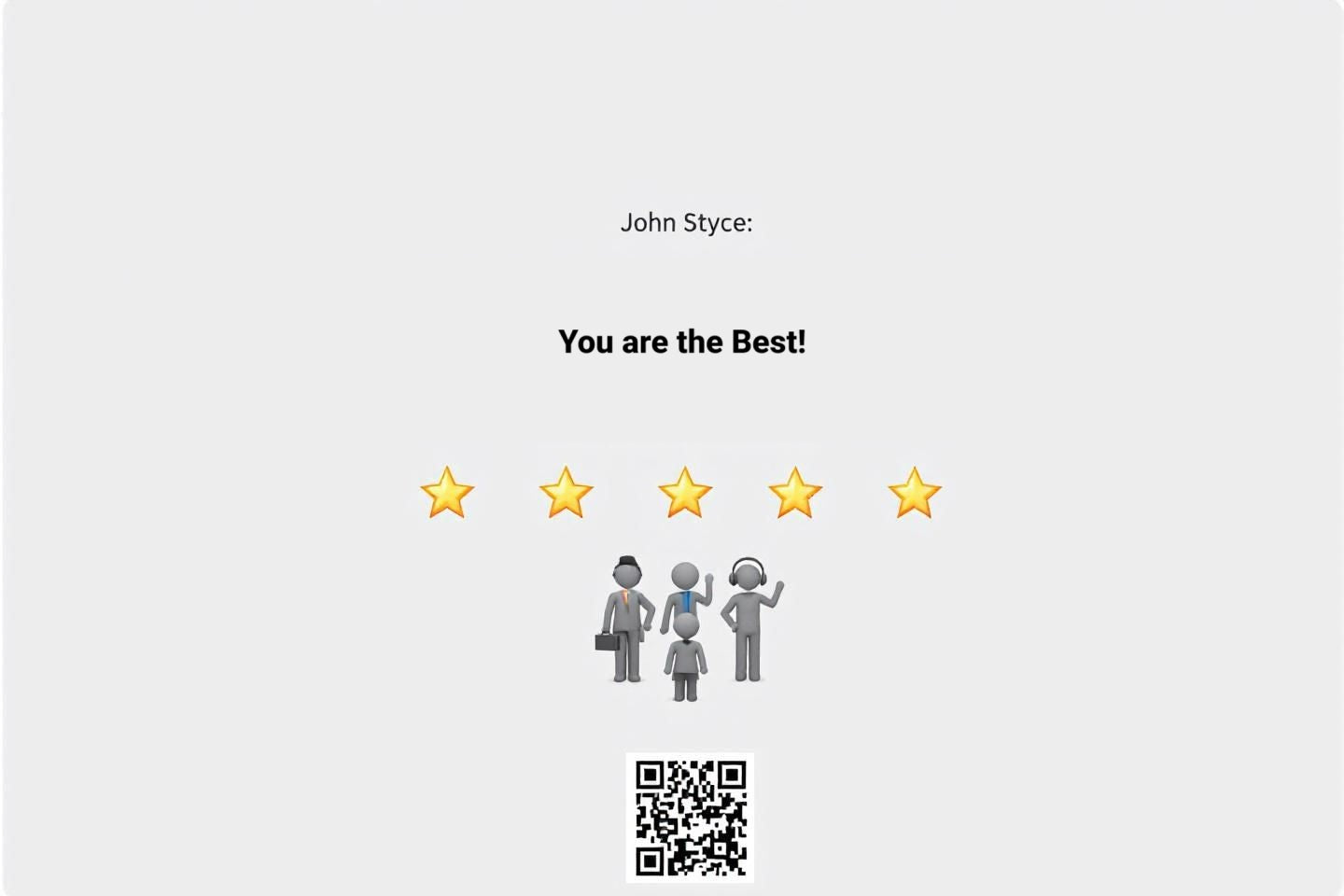 Google Review and QR code