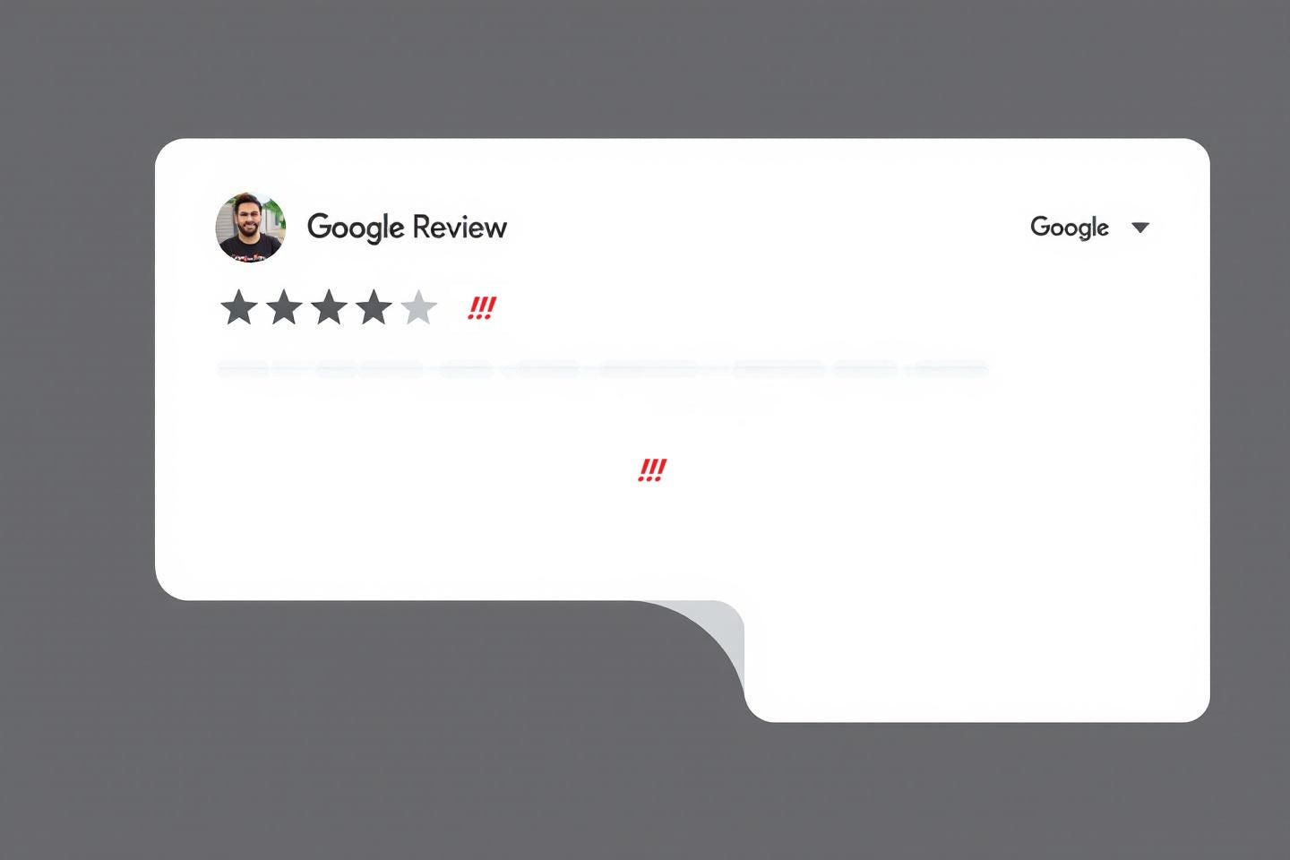 Red Flagged Google Review