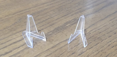 Acrylic Triangular Card Display Stand