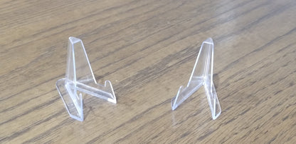 Acrylic Triangular Card Display Stand