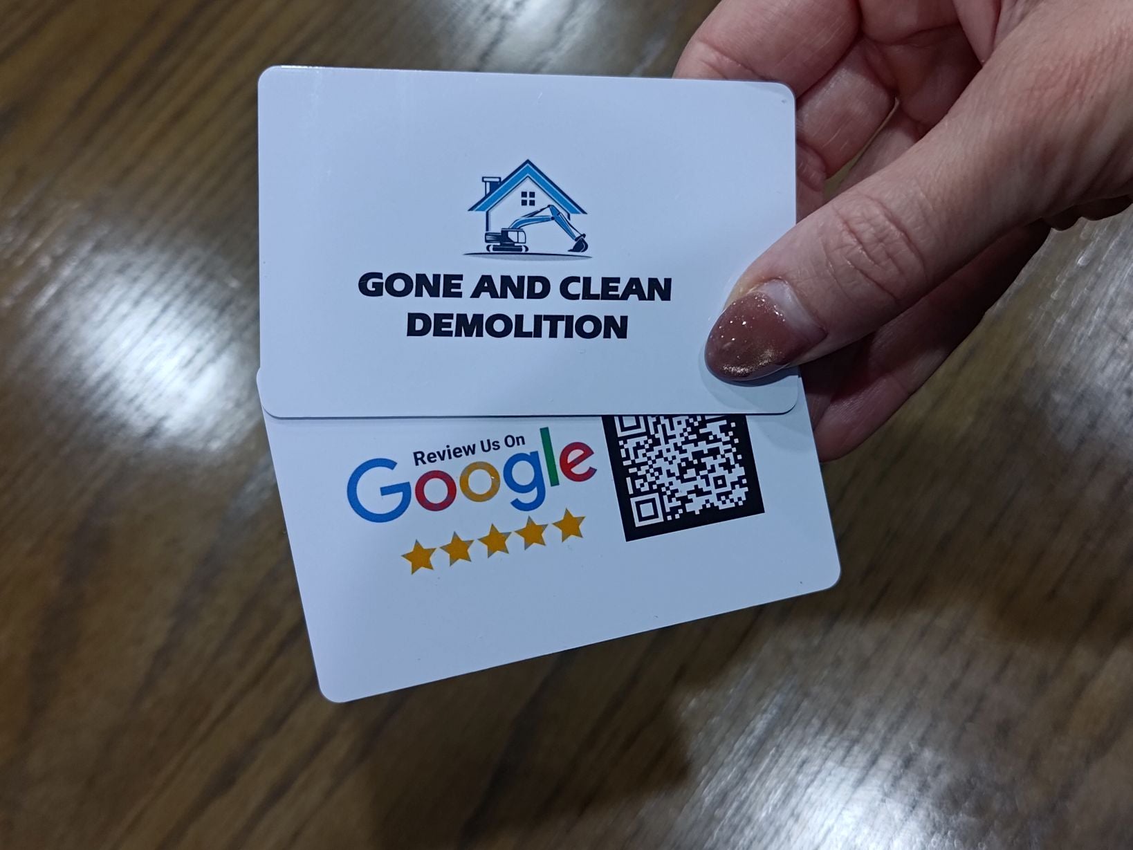 2 NFC Cards with Unique QR Code