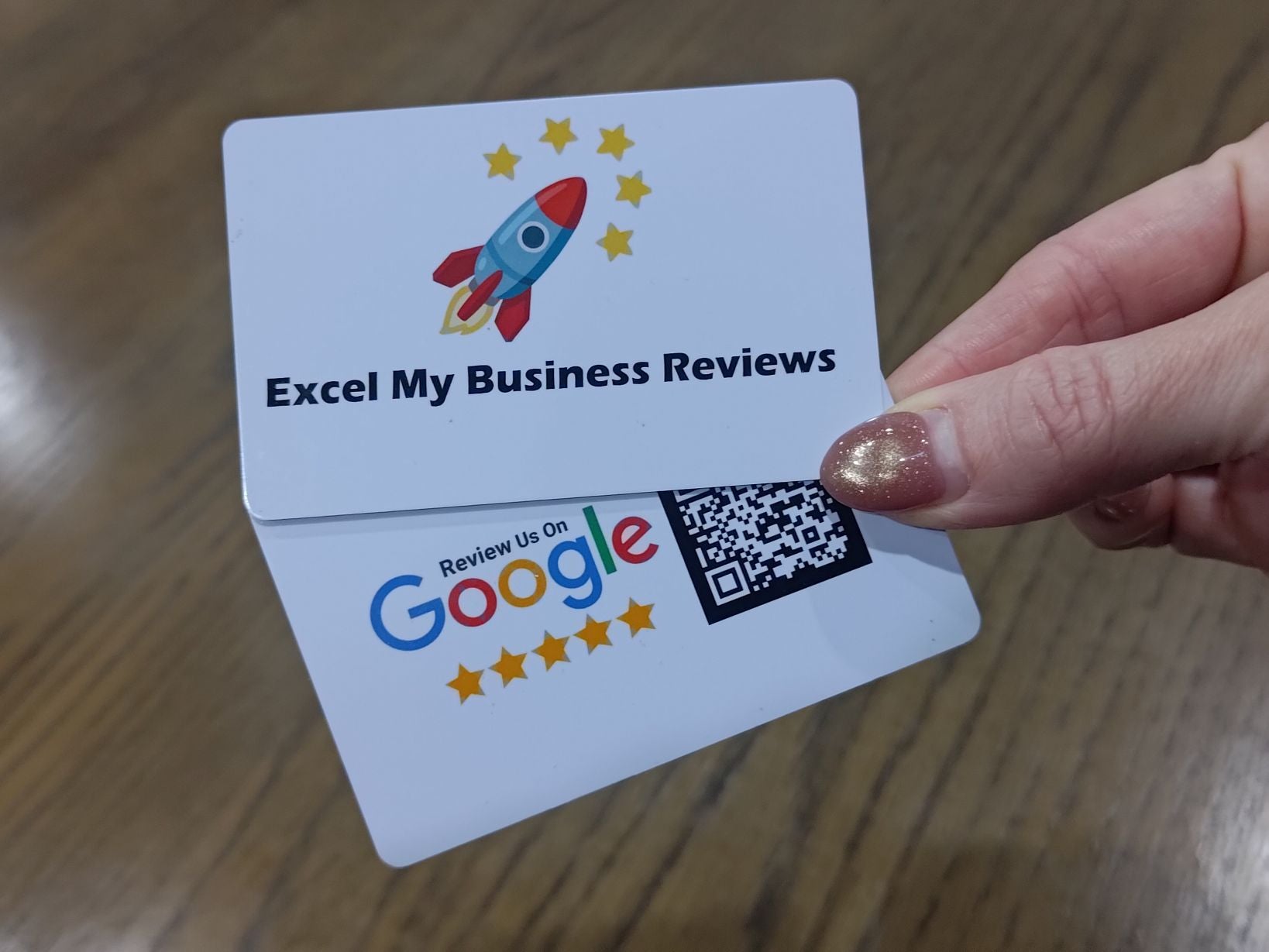 2 NFC Cards with Unique QR Code