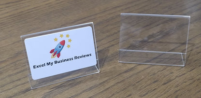 Slanted Acrylic Card Holders
