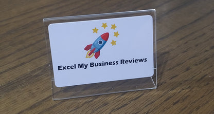 Slanted Acrylic Card Holders