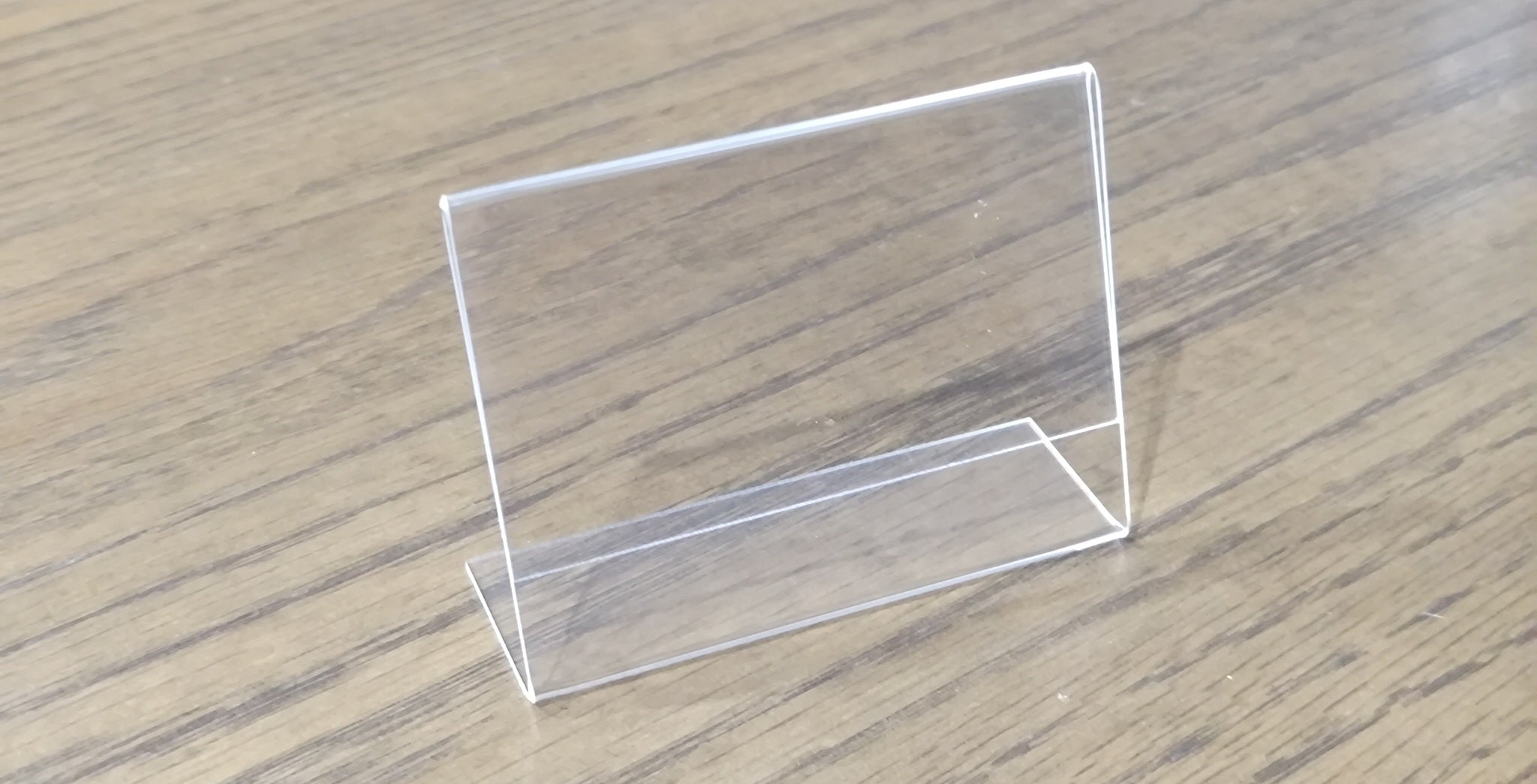 Slanted Acrylic Card Holders