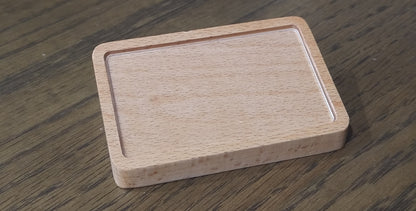 Table Card Holder, Display Board from Solid Wood
