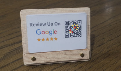 Wooden Card Holder Stand