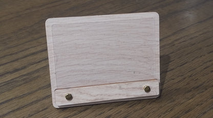 Wooden Card Holder Stand