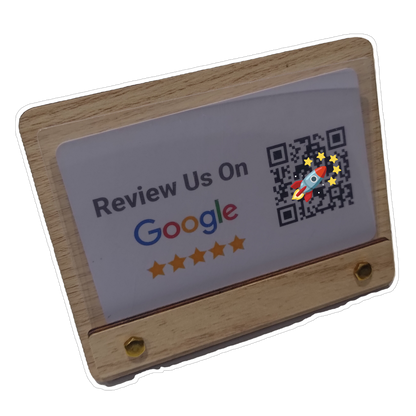 Wooden Card Holder Stand